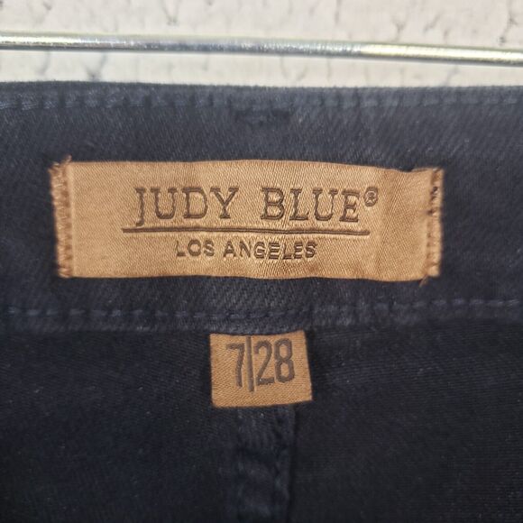 Judy Blue Jeans Womens 7 29 Black Skinny High Rise Stretch Casualcore - Picture 9 of 11
